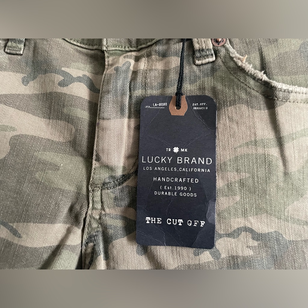 Lucky Brand Army Print Shorts